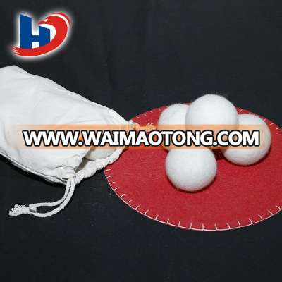 Quick dry water absorption wool laundry felt balls