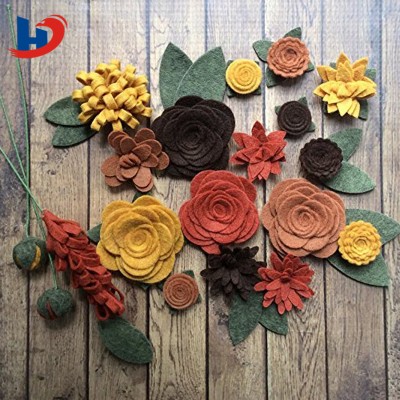 2017 Waimaotong popular natural felt flowers wholesale